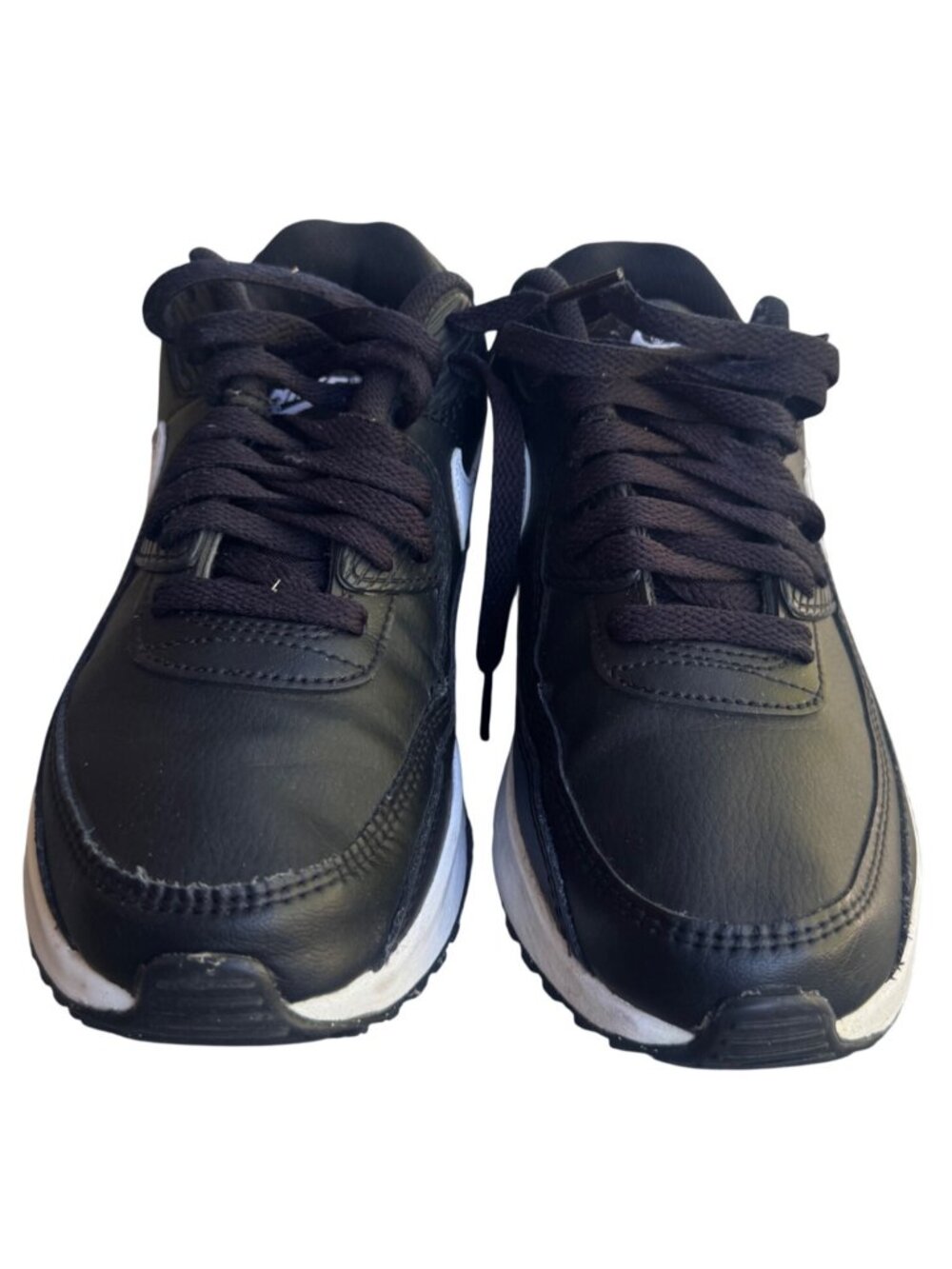 Nike Air Max 90 LTR GS Black White CD6864-010 Youth Size 5.5Y Sneaker Shoes - Picture 2 of 14